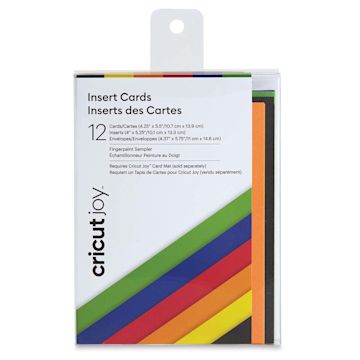 Open in modal - Cricut Joy Cards, Inserts, and Envelopes - Fingerpaint, Package of 12 (In packaging)