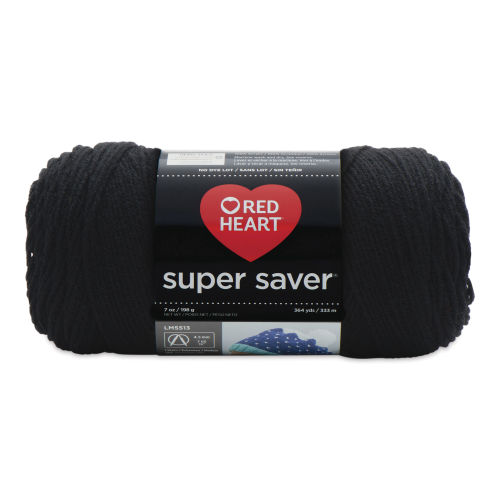 Red Heart Super Saver Yarn (4-Pack of 7oz Skeins) (Light Blue)