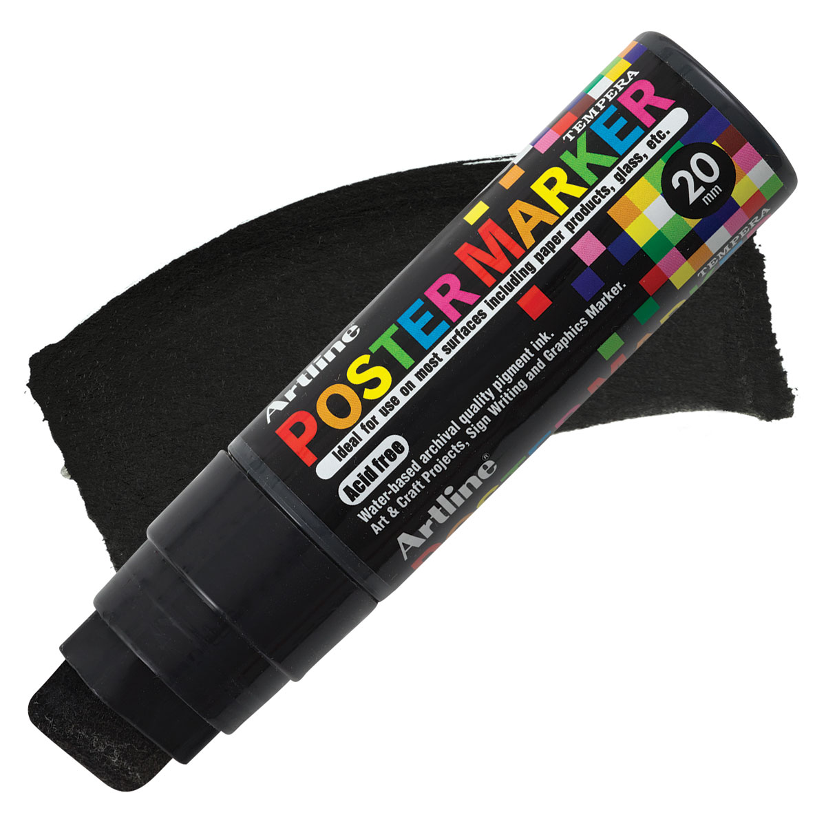 Dick Blick Art Supplies 21322-2005 Black Big & Broad Posterman Marker