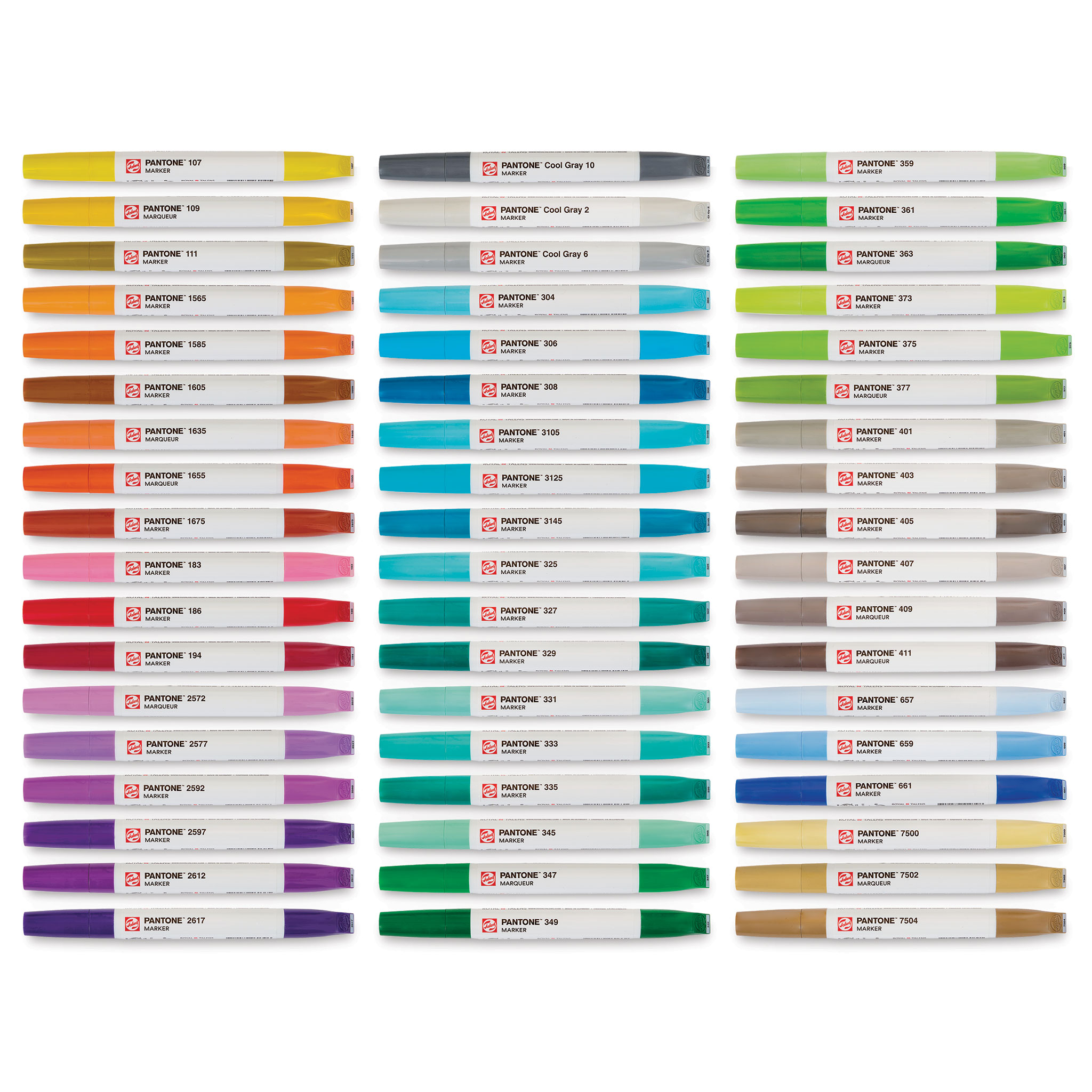 Pantone Dual Tip Markers - Assorted, Additional Set of 54
