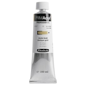 Open in modal - Schmincke Primacryl Professional Acrylic Paint - Antique Gold, 150 ml Tube
