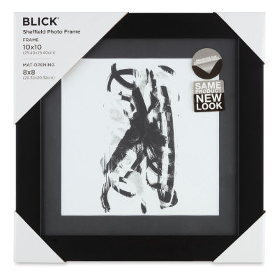 Blick Sheffield Frame - Black w/ Black Mat, 10'' x 10''