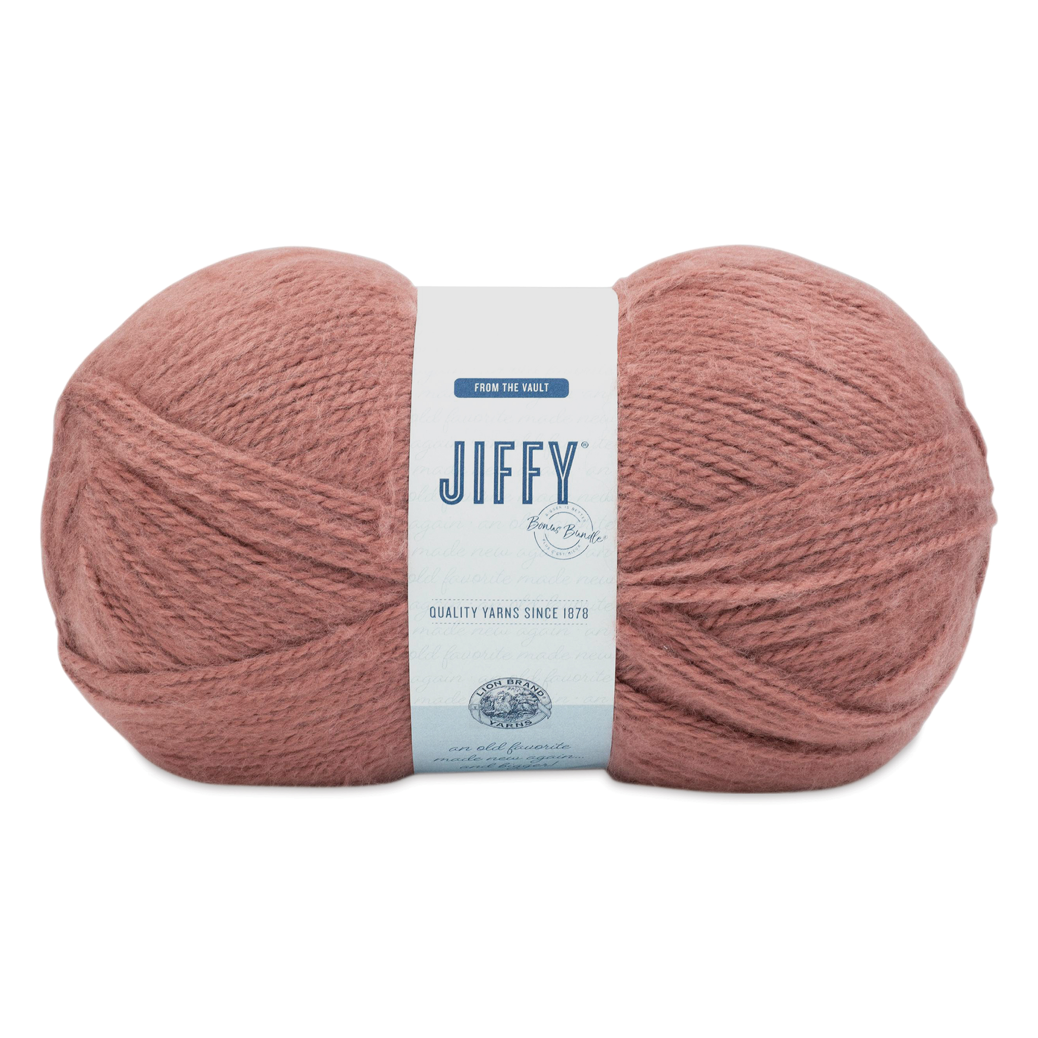 Lion Brand Jiffy Bonus Bundle Yarn - Clay, 681 yards