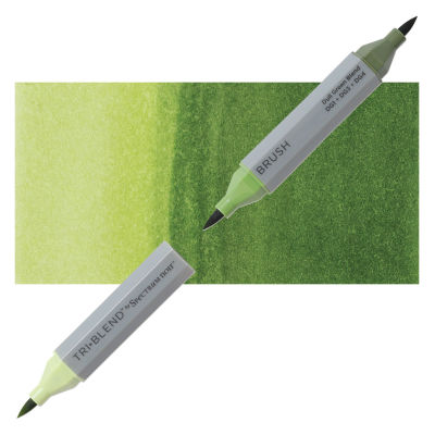 Spectrum Noir Triblend Brush Marker - Dull Green Blend