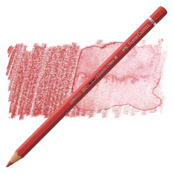 Open in modal - Faber-Castell Albrecht Durer Watercolor Pencil - Pompeian Red pencil and swatch