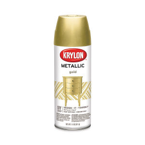 Krylon Brilliant Metallic Spray Paint - Gold, 11 oz