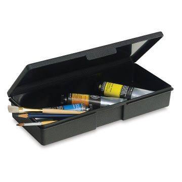 ArtBin 1-Tray Art/Craft Box - Angled slightly and open to show inside, supplies not included