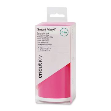 Open in modal - Cricut Joy Removable Smart Vinyl - Party Pink, 5-1/2" x 10 ft, Roll (In packaging)