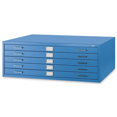 Safco Steel Flat File - Calm Shore, 5 Drawer, Large