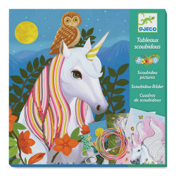 Djeco Le Grand Scoubidou Craft Lace Kit - Magical Manes (Front of packaging)