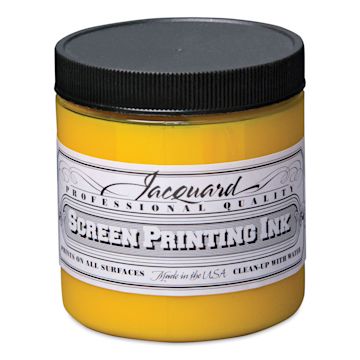 Open in modal - Jacquard Screen Printing Ink - Yellow, 8 oz