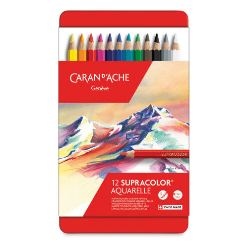 Caran d'Ache Supracolor Soft Aquarelle Pencil Set - Assorted