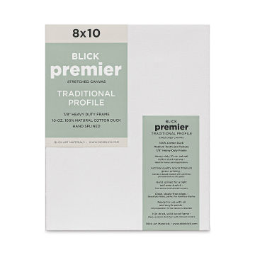 Blick Premier Stretched Cotton Canvas - Gallery Profile, Splined, 18 x 24