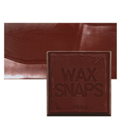Enkaustikos Wax Snaps Encaustic Paints - Caput Mortuum, 40 ml cake