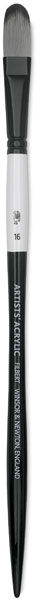 Winsor & Newton - Artists' Acrylic Brush - One Stroke - Short Handle - 3/4