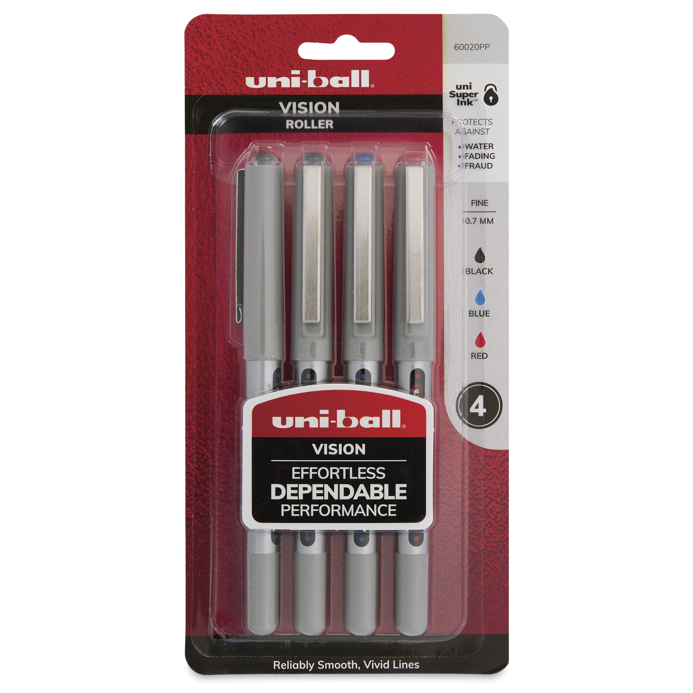 Uni-Ball UB-157 - Penna a sfera a punta fine, 12 pz, colore