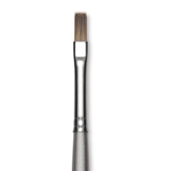 Robert Simmons Titanium Brush - Flat, Long Handle, Size 2