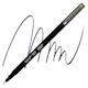 Marvy Uchida LePen Fine Line Marker - Black marker and swatch