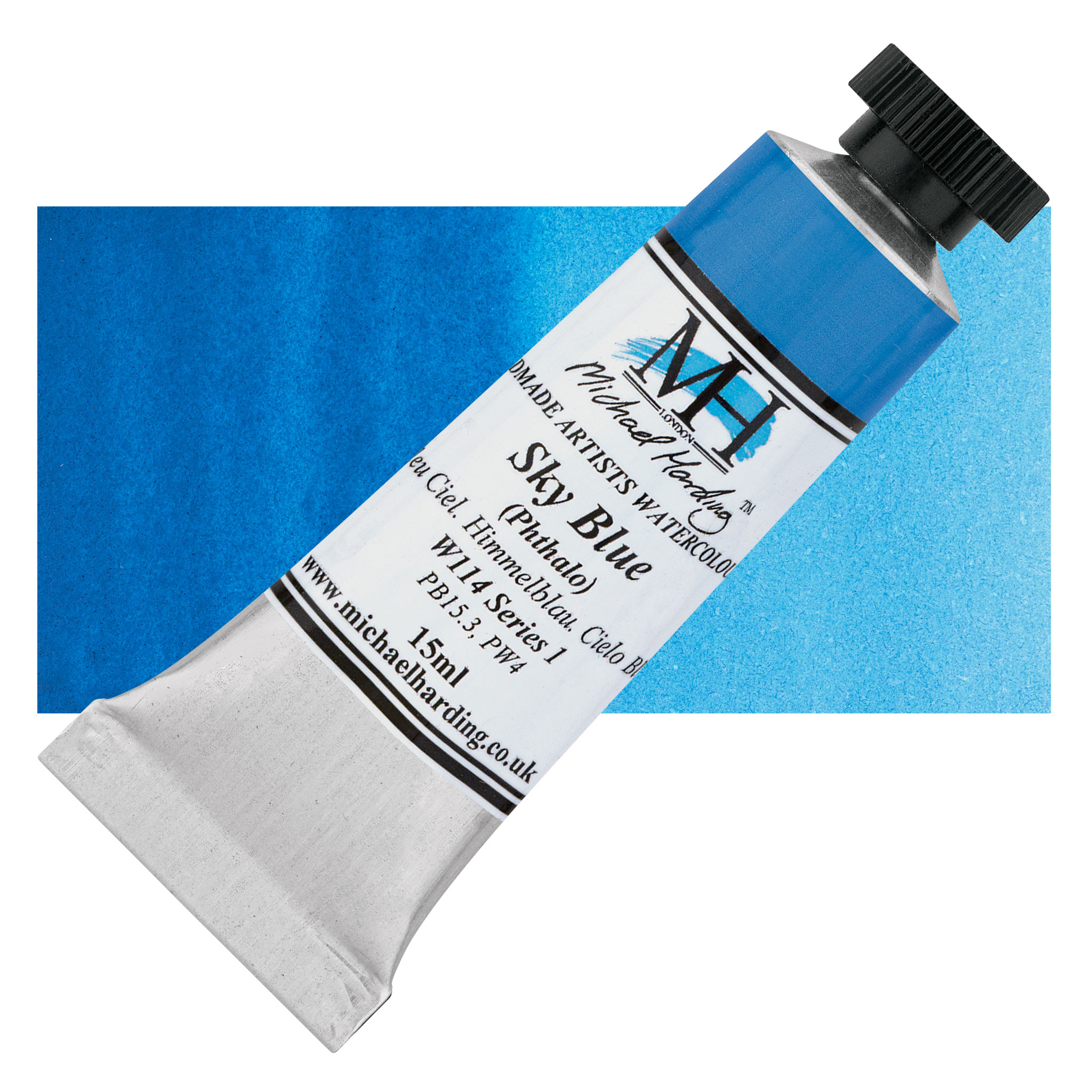 Michael Harding Artists Watercolor - Sky Blue (Phthalo), 15 ml