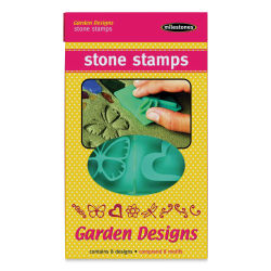 Milestones Mosaic Stone Stamps - Garden Designs (In packaging)
