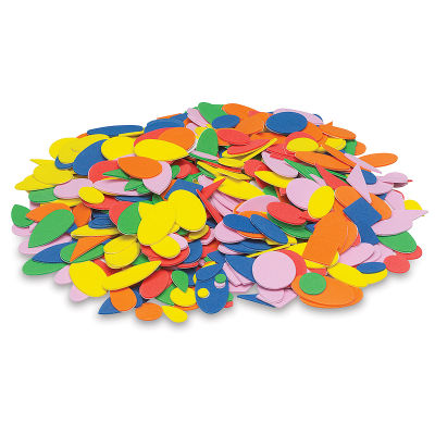 Creativity Street Wonderfoam Peel & Stick Shapes - Pile of 720 assorted Wonderfoam shapes