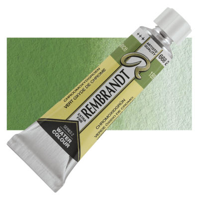 Rembrandt Artist Watercolors - Chromium Oxide Green, 10 ml tube