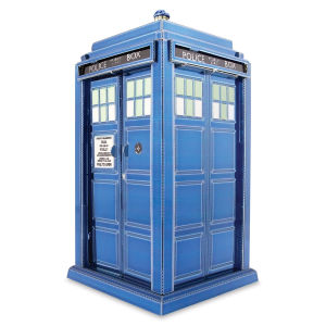 Metal Earth Doctor Who 3D Metal Model Kit - Blue Tardis (finished example)