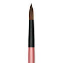 Dynasty Water Lily Watercolor Brush - Short Handle, Round, Size 12