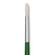 Blick Economy White Bristle Brush - Round, Size 8 close up