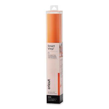 Open in modal - Cricut Permanent Smart Vinyl - Orange, 13" x 3 ft, Roll (In packaging)