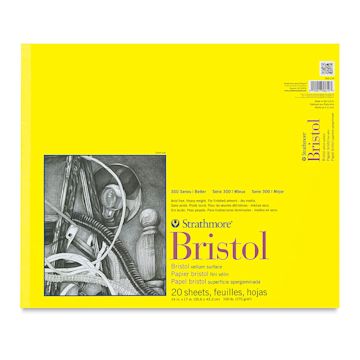 Open in modal - Strathmore 300 Series Bristol Pad - 14" x 17", Vellum, 20 Sheets