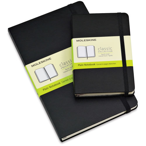 White Blank Moleskine Notebooks, for the classic artist - by Blue