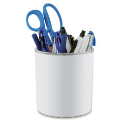 Snap-In DIY Desk Organizer shown with pencils, scissors (not included)