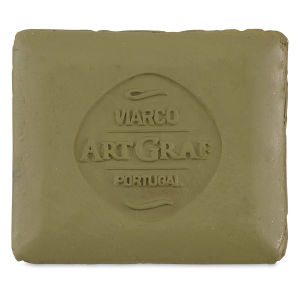 ArtGraf Viarco Pigmented Tailor Chalk - Front view of Ochre chalk