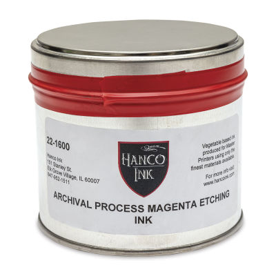 Hanco Oil Based Etching Ink - 1 lb, Process Magenta
