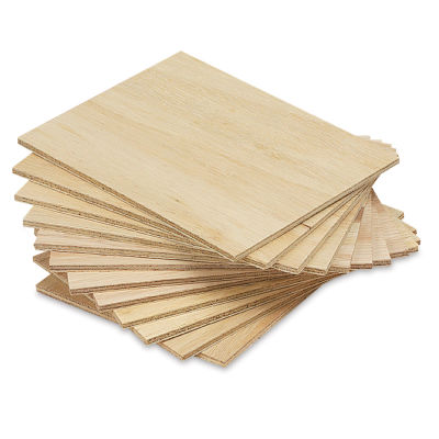 Wood Blocks - 12 Pieces, 12" x 16", White