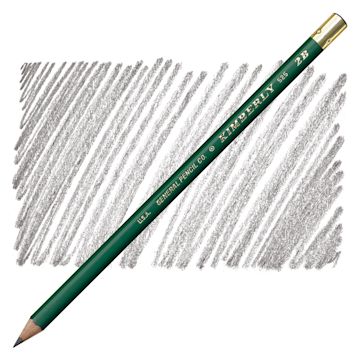 Open in modal - General's Kimberly Drawing Pencil - 2B pencil and swatch