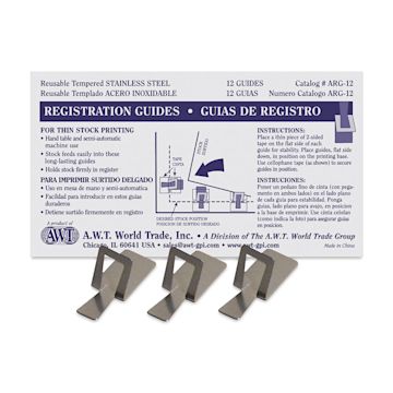Open in modal - AWT Stainless Steel Registration Guides - Pkg of 12