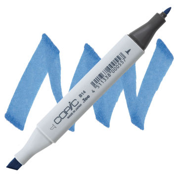 Copic Classic Marker - Light Blue B14 swatch and marker