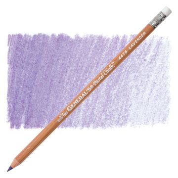 Open in modal - General's Pastel Chalk Pencil - Lavender pencil and swatch