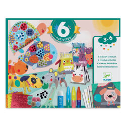 Djeco Le Petit Artist Creative Activities Kit - Animal Houses (Package)