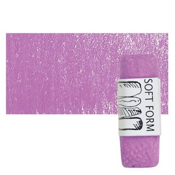Open in modal - Townsend Artists' Soft Form Pastel - Manganese Violet 013 pastel and swatch