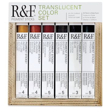 Open in modal - R&F Pigment Sticks - Translucent Colors, Set of 6