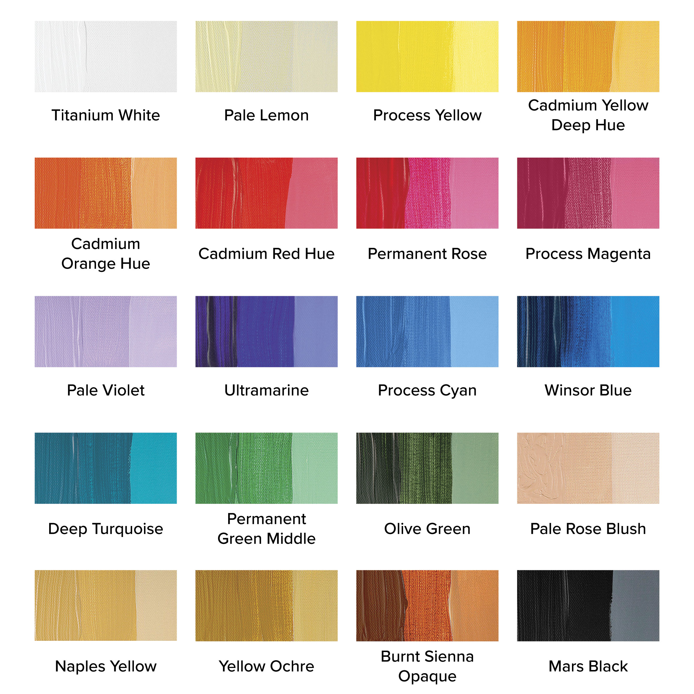 Winsor & Newton Galeria Acrylic Paint - Set of 20, Assorted Colors