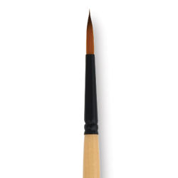 Dynasty Black Gold Brush - Fine Round, Long Handle, Size 10