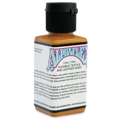 Alpha6 AlphaFlex Textile and Leather Paint - Caramel, 74 ml, Bottle