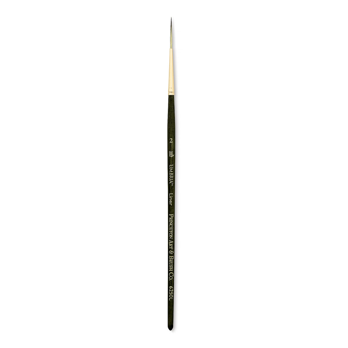 Princeton Umbria Short Handle Synthetic Paint Brush for Watercolor, Acrylic  and Oil, Series 6250, Flat, 6