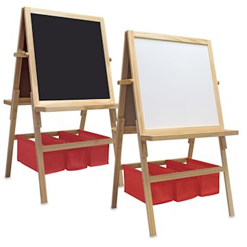 Open in modal - Blick Studio Adjustable Activity Easel, front and back