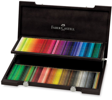 Faber-Castell Polychromos Pencil Set - Wood Box, Set of 120