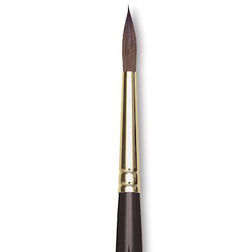 Open in modal - Da Vinci Harbin Kolinsky Brush - Sharp Round, Short Handle, Size 6